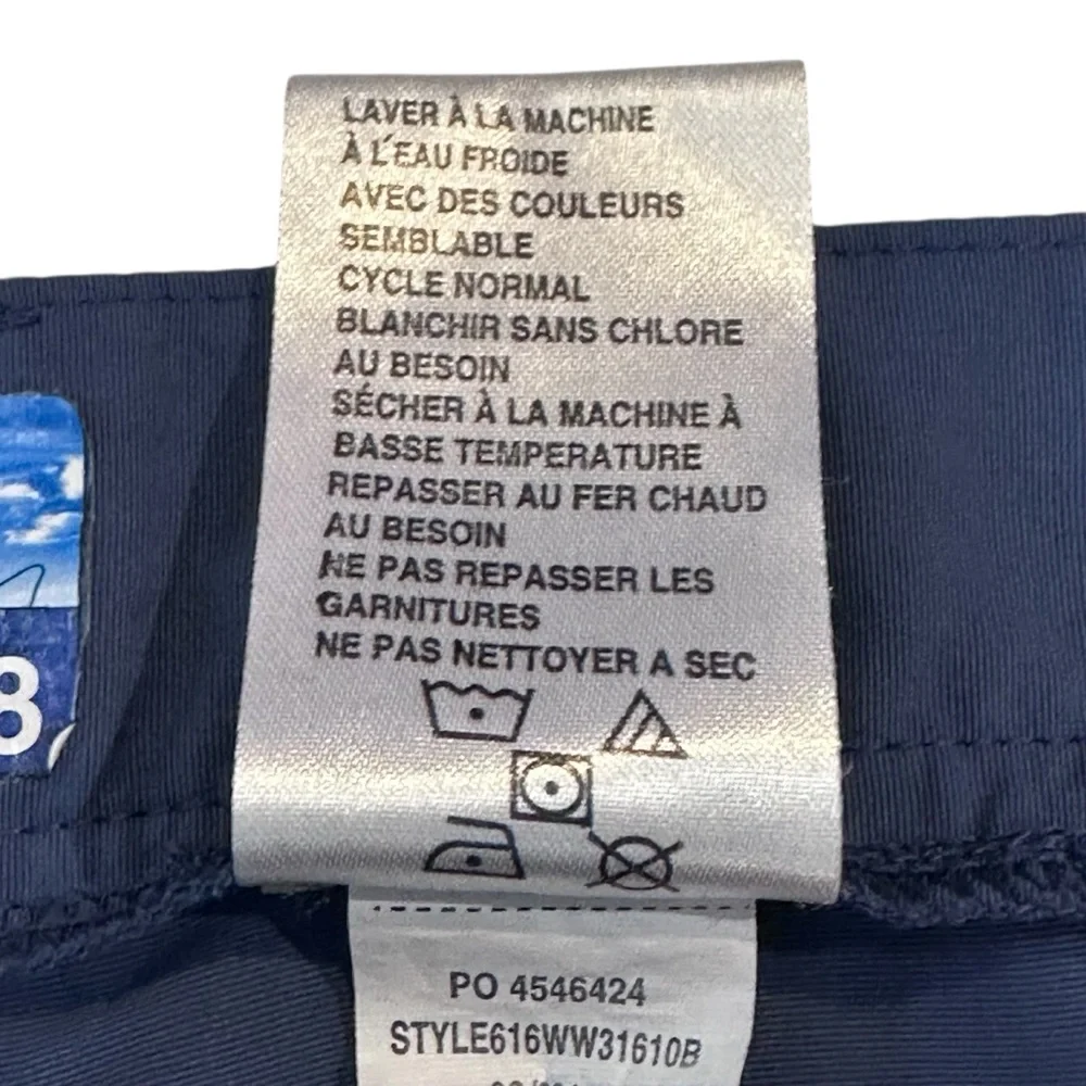 Bass Pro Shops Blue Cargo Shorts with Elastic Waistband waist‎ 48